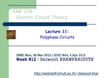 Polyphase Circuits - Webstaff.kmutt.ac.th - kmutt