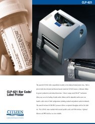 CLP-621 Bar Code/ Label Printer