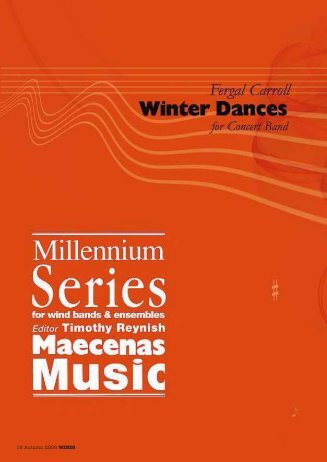 Fergal Carroll - Winter Dances (pdf download) - Tim Reynish