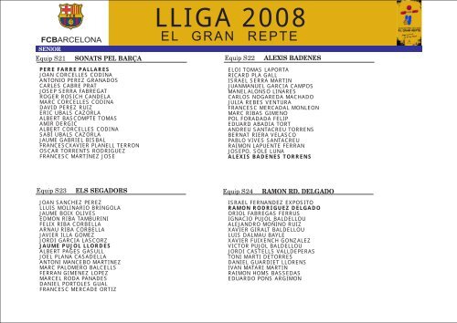 LLIGA 2008 - FCBarcelona.cat
