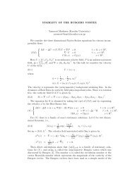 STABILITY OF THE BURGERS VORTEX Yasunori ... - Kobe University