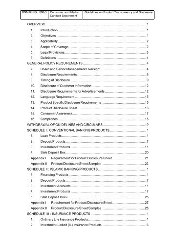 BNM/RH/GL 000-3 Ã¢Â€Â“ Guidelines on Product ... - AmAssurance