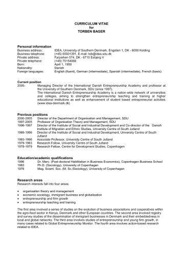 CURRICULUM VITAE - Idea