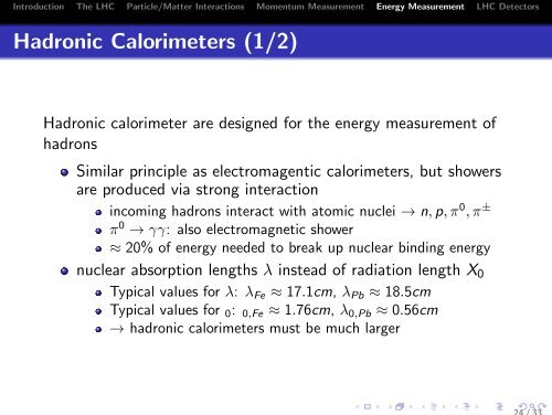 Standard Model at the LHC (Lecture 2: Particle Detectors) M. Schott ...