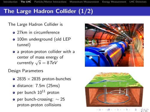 Standard Model at the LHC (Lecture 2: Particle Detectors) M. Schott ...