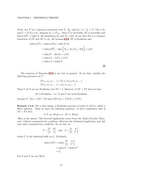 Woo Young Lee Lecture Notes on Operator Theory