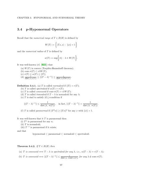 Woo Young Lee Lecture Notes on Operator Theory