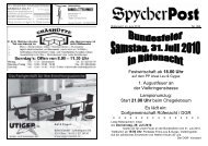 Nr 265 - Spycher Post