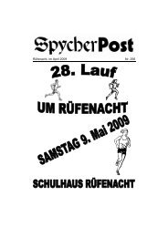 Einzelseiten - Spycher Post