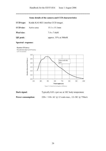 SXVF-H16 handbook.pdf - Starlight Xpress