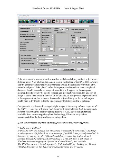 SXVF-H16 handbook.pdf - Starlight Xpress