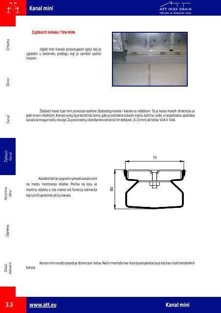 KATALOG PROIZVODA Å½LJEBASTI KANALI