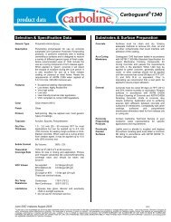 Carboguard 890 Color Chart