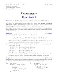 Übungsblatt 2 - Theorie komplexer Systeme - Goethe-Universität