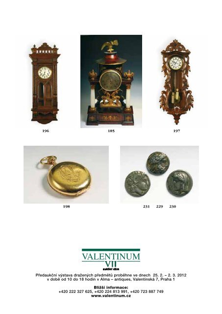 UmÄnÃ­ a staroÅ¾itnosti / Art and antiques - Valentinum