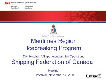 Maritime - The Shipping Federation of Canada