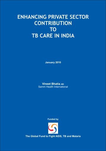 enhancing private sector contribution to tb care in india