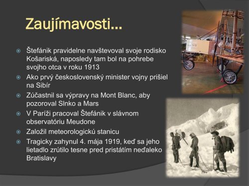 Zaujímavosti...
