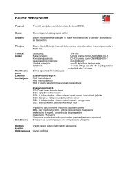 Tehničke informacije - Baumit
