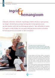 Ingrid hemangioom - Huid Magazine