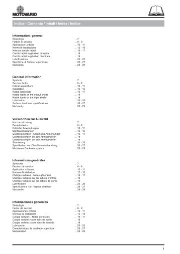 Indice / Contents / Inhalt / Index / Indice - Mega Mekanik
