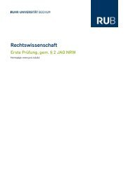 GrundstÃ¤ndige StudienfÃ¤cher an der Ruhr-Uni Bochum - Juristische ...