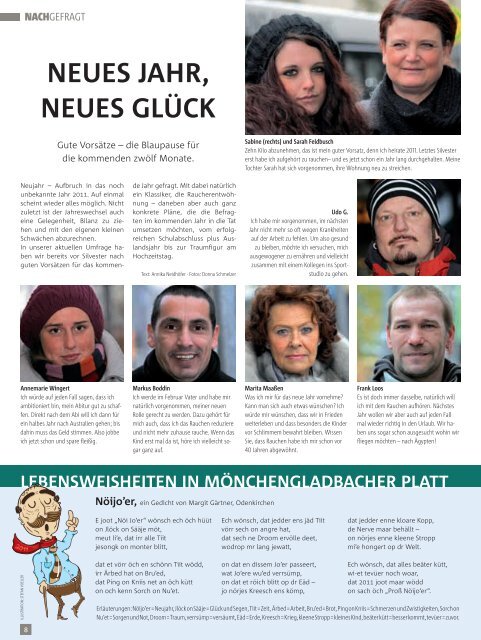 sport - Hindenburger Stadtzeitschrift für Mönchengladbach und Rheydt