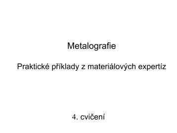 Metalografie - ATeam