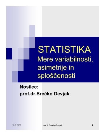 STATISTIKA - Student Info