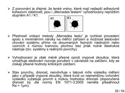 Souvislost metod hodnocenÃ­ adhezivnÄ kohezivnÃ­ho ... - ATeam