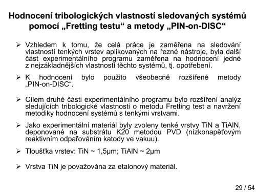 Souvislost metod hodnocenÃ­ adhezivnÄ kohezivnÃ­ho ... - ATeam