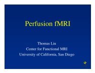 Perfusion fMRI - Center for Functional MRI