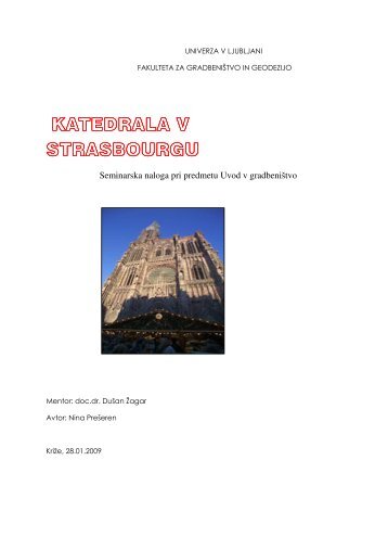 KATEDRALA V STRASBOURGU STRASBOURGU - Student Info