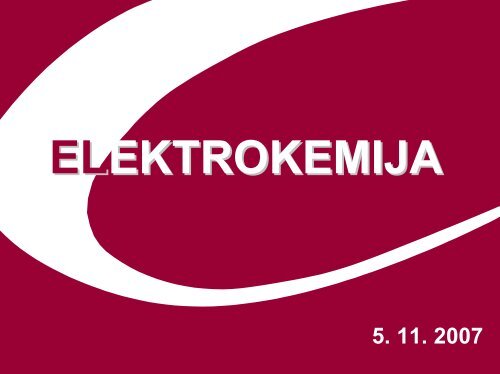 potencial elektrode - Student Info