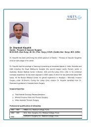 Dr. Shantesh Kaushik - Surgery in India