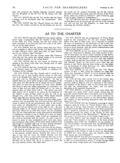 1917 Watchtower Bible Student Schism - A2Z.org