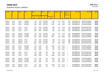 Bial 2013 - Tapro Trgovina