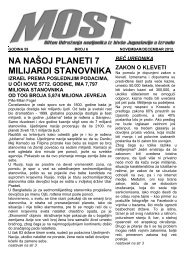 na našoj planeti 7 milijardi stanovnika - Jevrejska opština Zemun