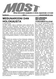 MEĐUNARODNI DAN HOLOKAUSTA