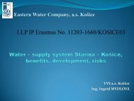 Ingrid MydlovÃ¡ - Water supply system Starina