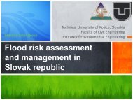 Flood risk assessment and management in Slovak republic