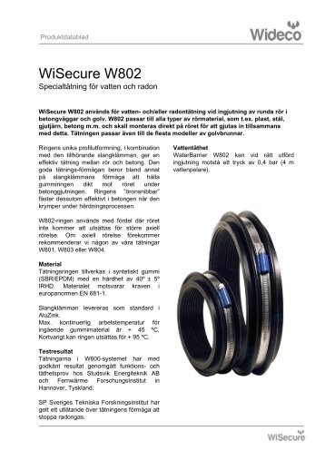 WiSecure W802 - Varmeteknikk AS