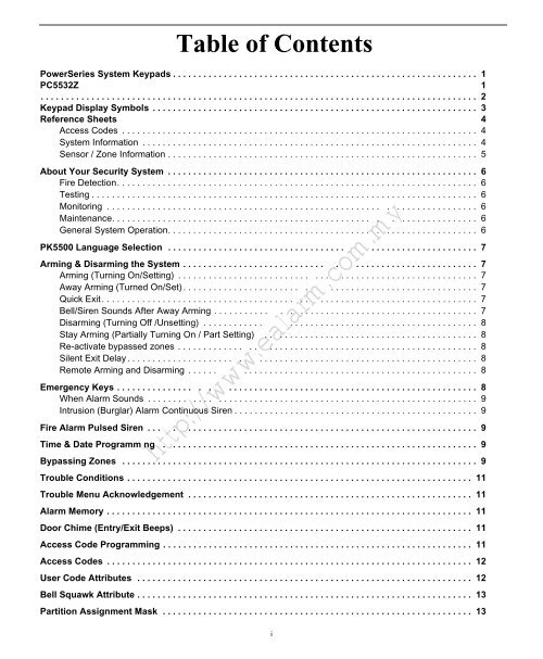 DSC Power Series User Manual - Ealarm.com.my