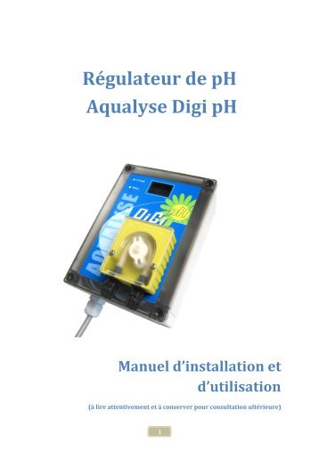 Régulateur de pH Aqualyse Digi pH - Nantalo