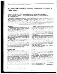 A Conceptual Framework to Study Medication Adherence in Older ...