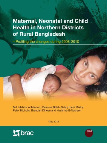 Maternal, Neonatal and Child Health in Northern Districts of Rural ...