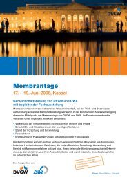 DVGW DWA Membrantage 2008 - Membrane guide