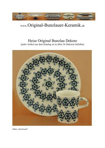 www.Original-Bunzlauer-Keramik.de