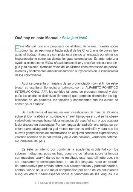 Manual Embera - GobernaciÃ³n de Antioquia