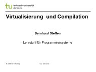 Virtualisierung und Compilation